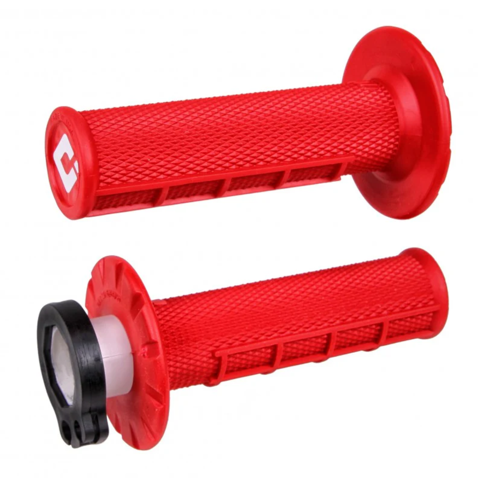 Grips V2 Half Waffle Lock On Red